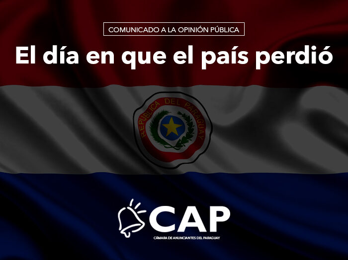 COMUNICADO A LA OPINIÓN PÚBLICA – El día en que el país perdió