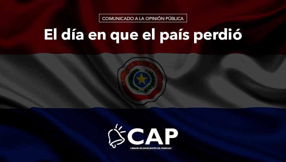 COMUNICADO A LA OPINIÓN PÚBLICA – El día en que el país perdió