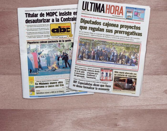 La protesta campesina y la atención recibida en medios