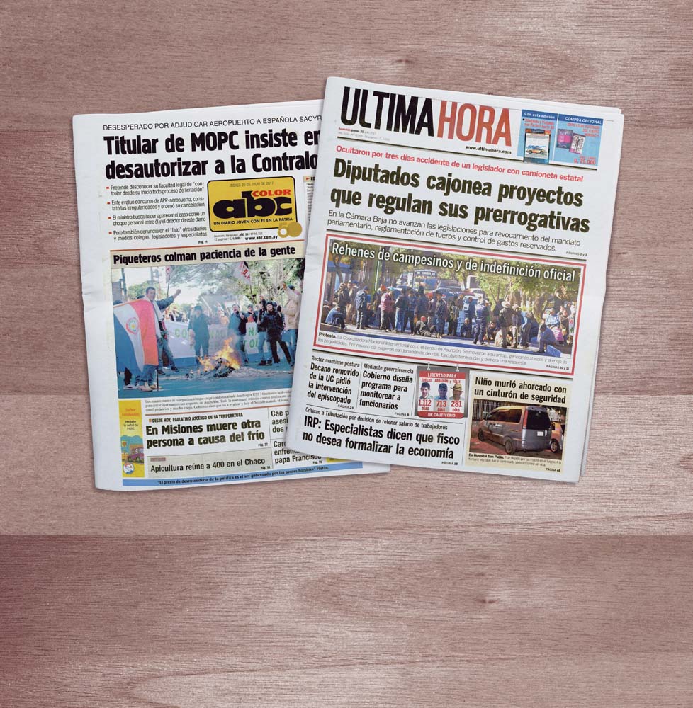 La protesta campesina y la atención recibida en medios