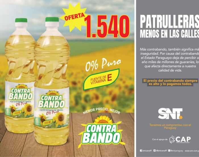 Campaña anticontrabando de SNT con apoyo de la CAP