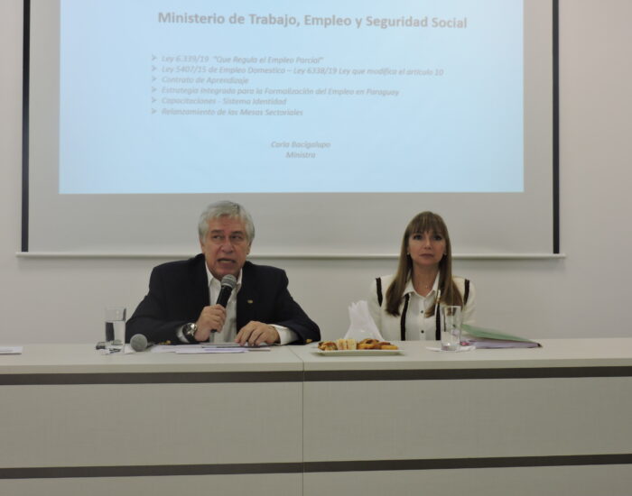 Ministra de Trabajo en la CAP