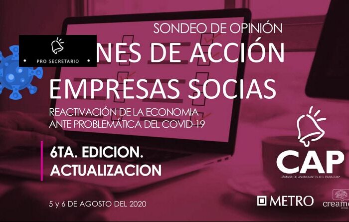 Planes de acción de empresas socias para reactivación de la economía