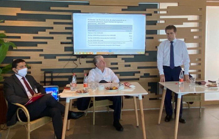 Luis A. Castiglioni en reunión con la CAP