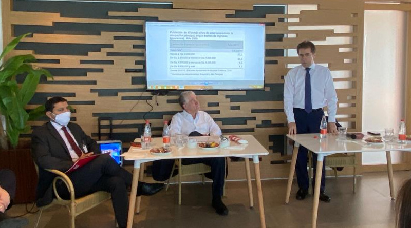 Luis A. Castiglioni en reunión con la CAP