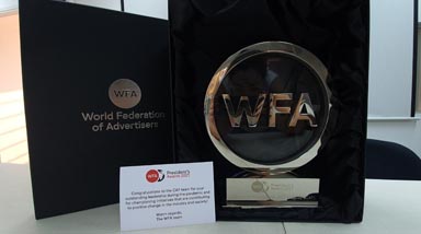 Campaña de la CAP contra la corrupción recibe una distinción especial de la WFA